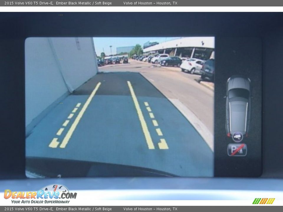 2015 Volvo V60 T5 Drive-E Ember Black Metallic / Soft Beige Photo #18