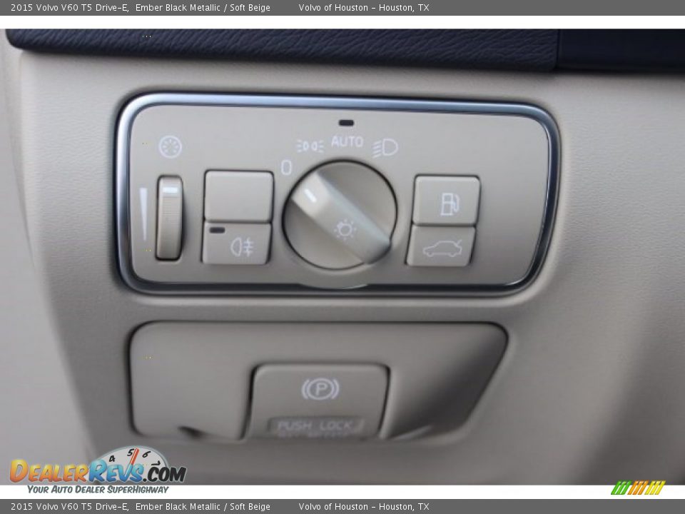 2015 Volvo V60 T5 Drive-E Ember Black Metallic / Soft Beige Photo #21
