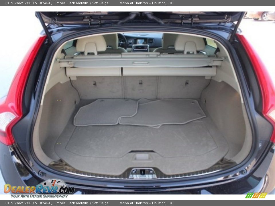2015 Volvo V60 T5 Drive-E Ember Black Metallic / Soft Beige Photo #27