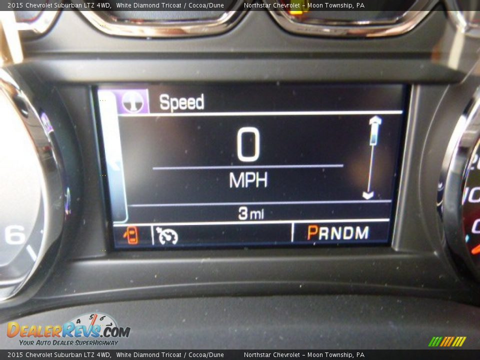 2015 Chevrolet Suburban LTZ 4WD White Diamond Tricoat / Cocoa/Dune Photo #19