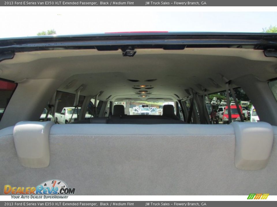 2013 Ford E Series Van E350 XLT Extended Passenger Black / Medium Flint Photo #9