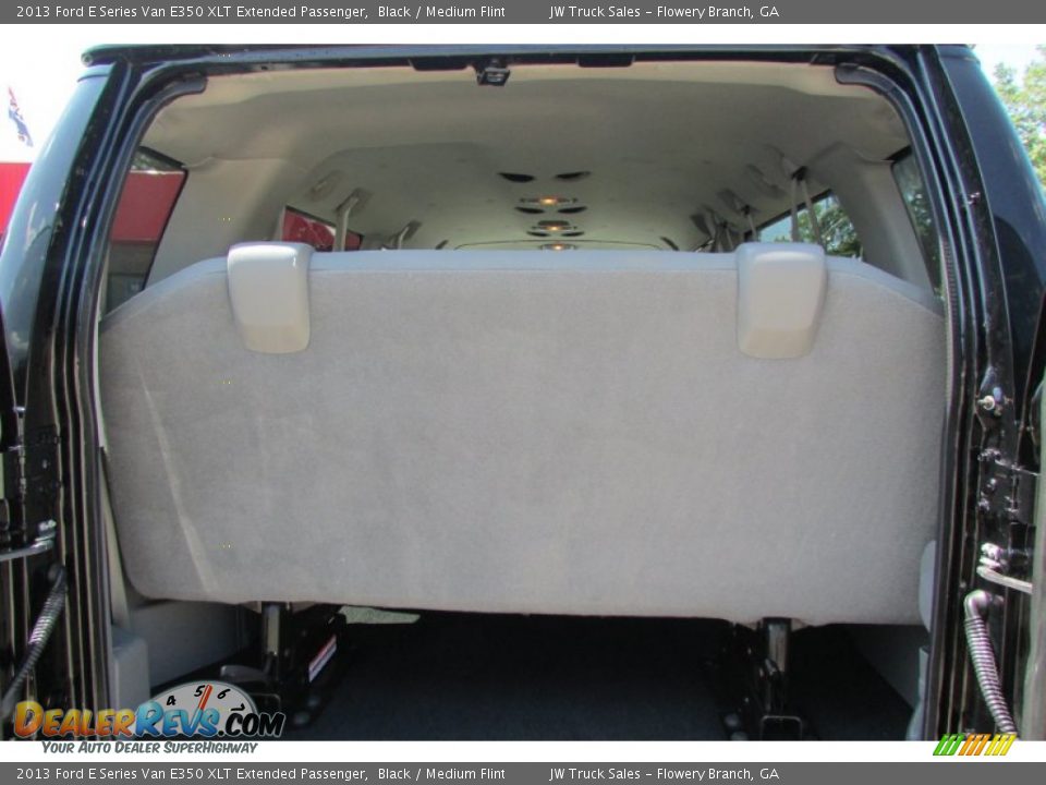 2013 Ford E Series Van E350 XLT Extended Passenger Black / Medium Flint Photo #10
