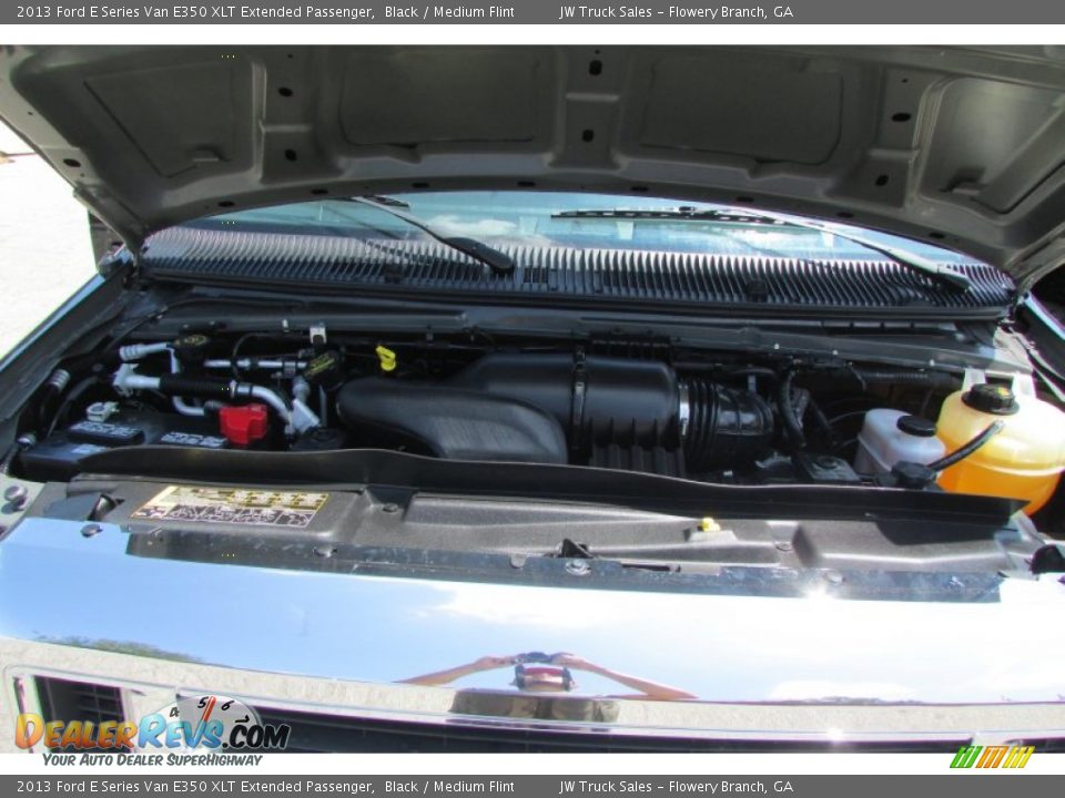 2013 Ford E Series Van E350 XLT Extended Passenger Black / Medium Flint Photo #18