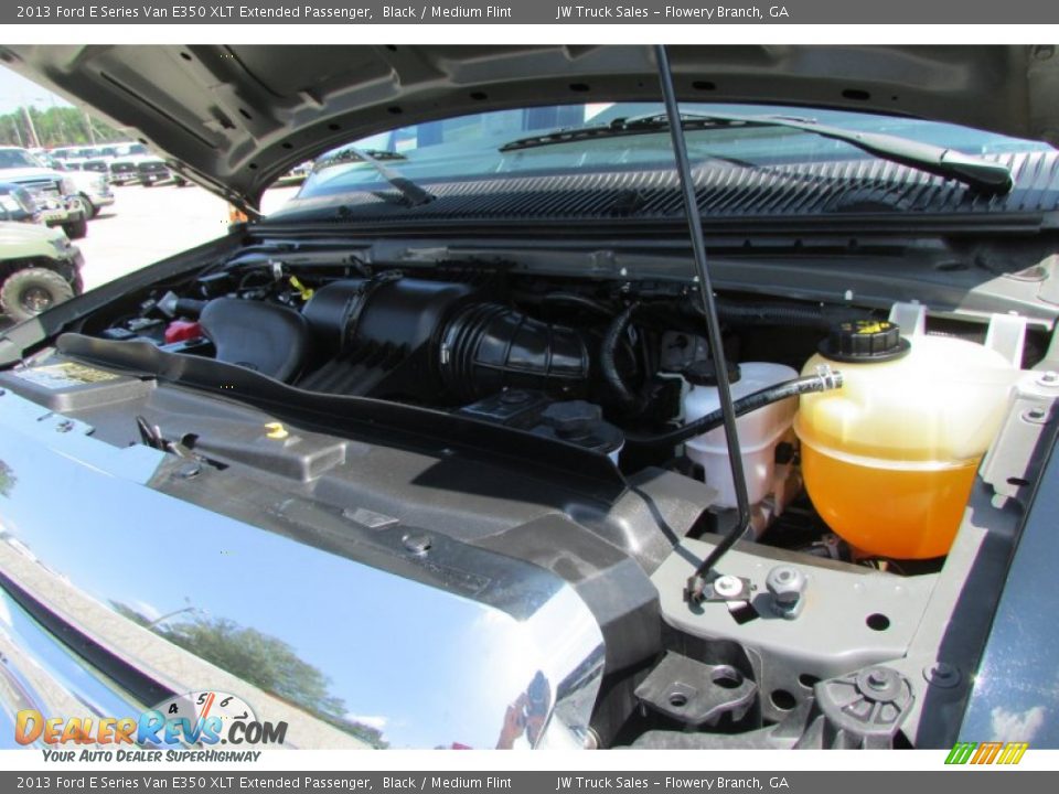2013 Ford E Series Van E350 XLT Extended Passenger Black / Medium Flint Photo #20
