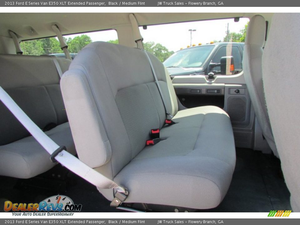 2013 Ford E Series Van E350 XLT Extended Passenger Black / Medium Flint Photo #21