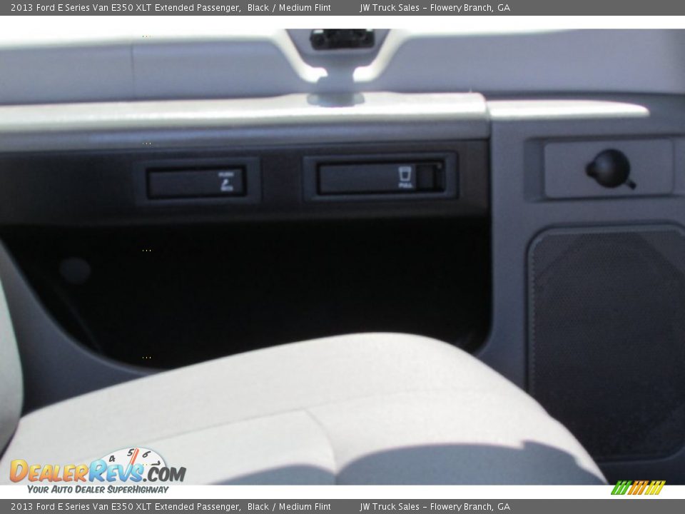 2013 Ford E Series Van E350 XLT Extended Passenger Black / Medium Flint Photo #22