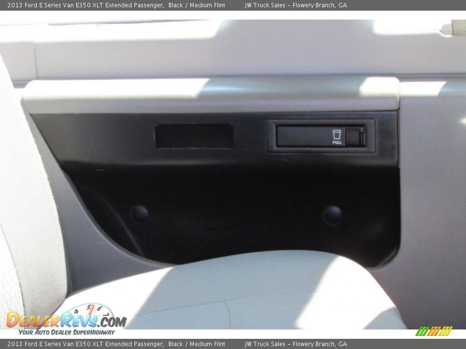2013 Ford E Series Van E350 XLT Extended Passenger Black / Medium Flint Photo #24