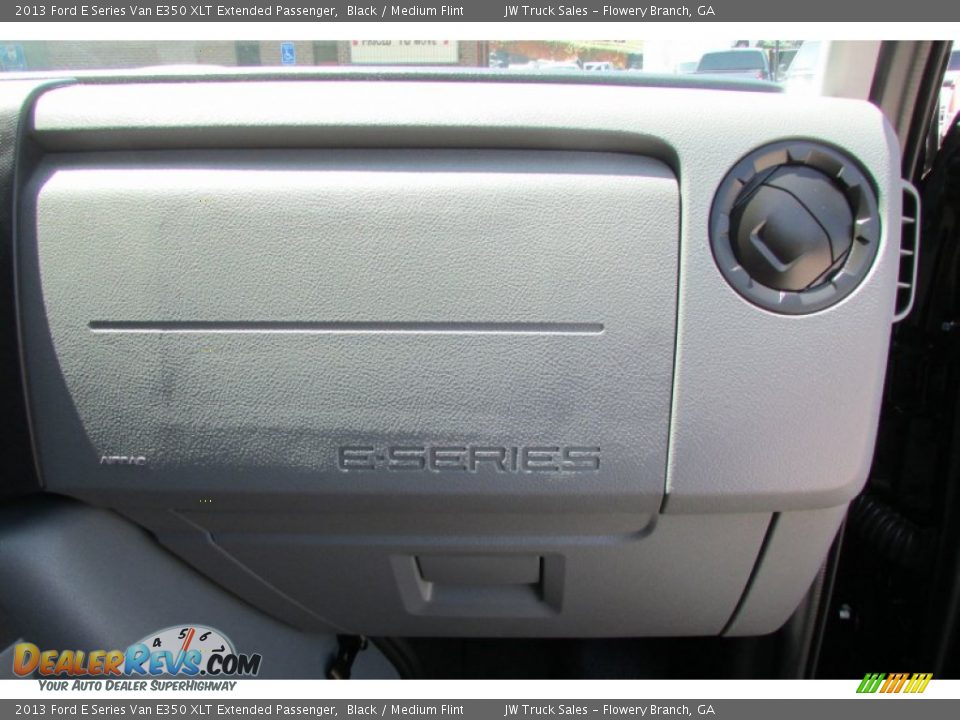 2013 Ford E Series Van E350 XLT Extended Passenger Black / Medium Flint Photo #36