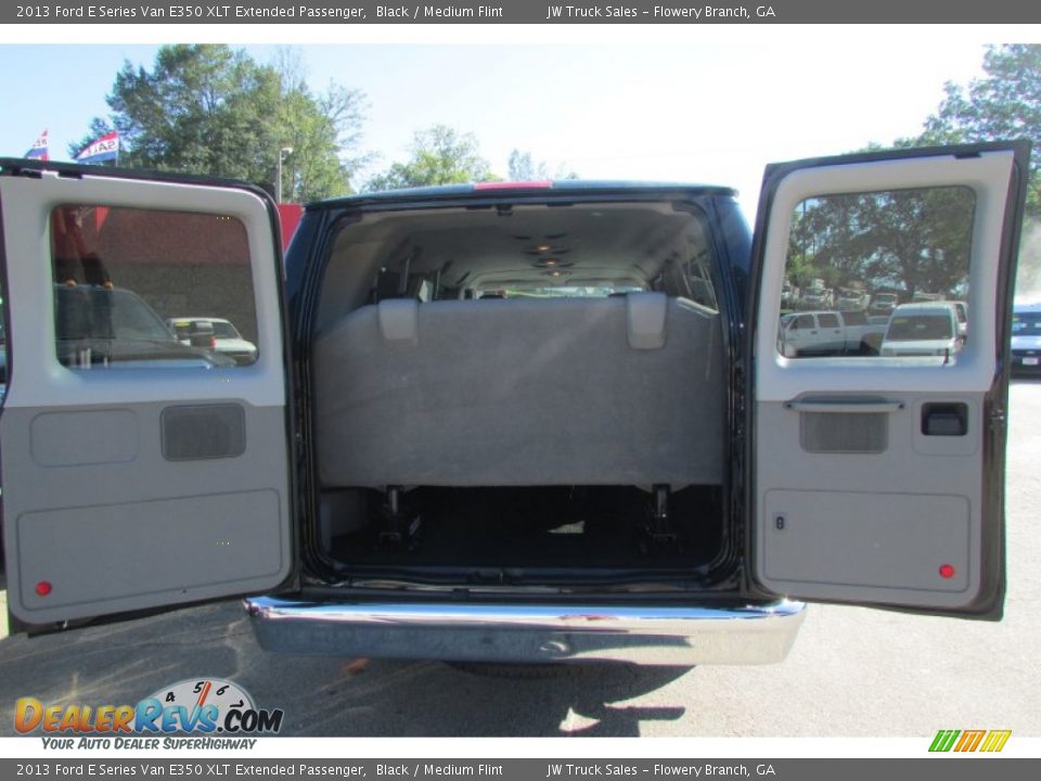 2013 Ford E Series Van E350 XLT Extended Passenger Black / Medium Flint Photo #7