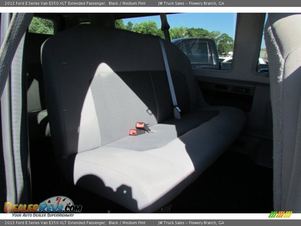 2013 Ford E Series Van E350 XLT Extended Passenger Black / Medium Flint Photo #19