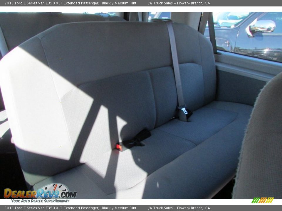 2013 Ford E Series Van E350 XLT Extended Passenger Black / Medium Flint Photo #21
