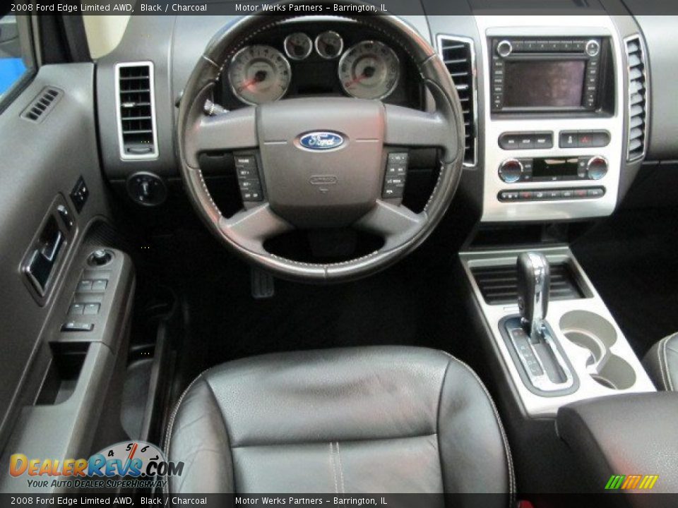 2008 Ford Edge Limited AWD Black / Charcoal Photo #24
