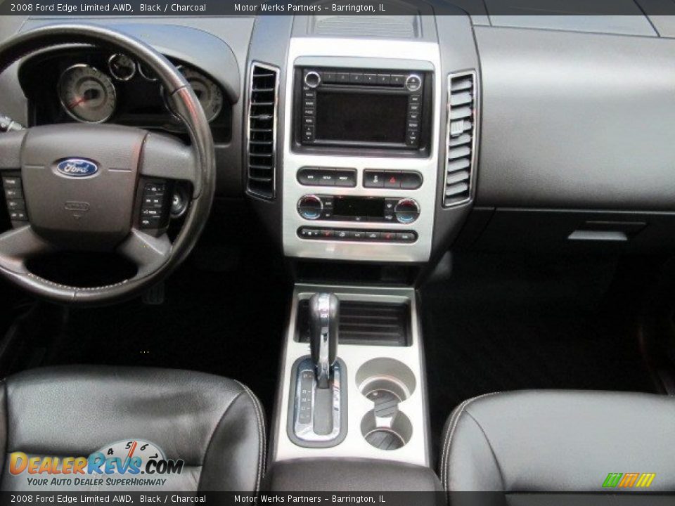 2008 Ford Edge Limited AWD Black / Charcoal Photo #25