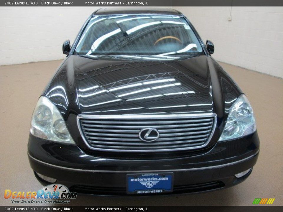 2002 Lexus LS 430 Black Onyx / Black Photo #2