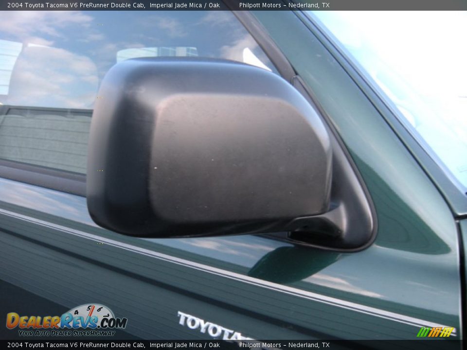 2004 Toyota Tacoma V6 PreRunner Double Cab Imperial Jade Mica / Oak Photo #15