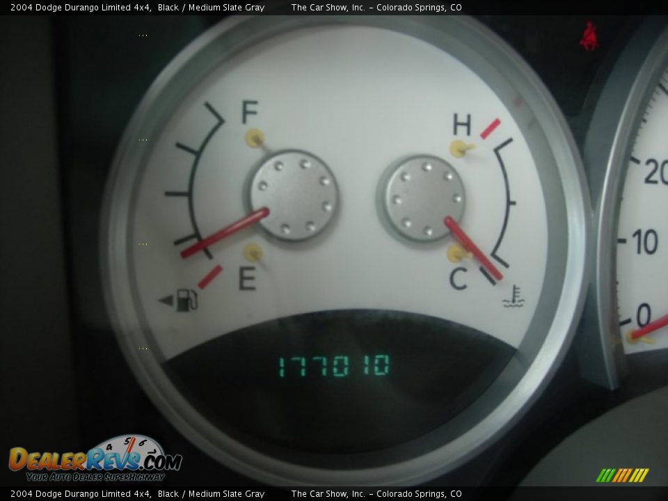 2004 Dodge Durango Limited 4x4 Black / Medium Slate Gray Photo #3