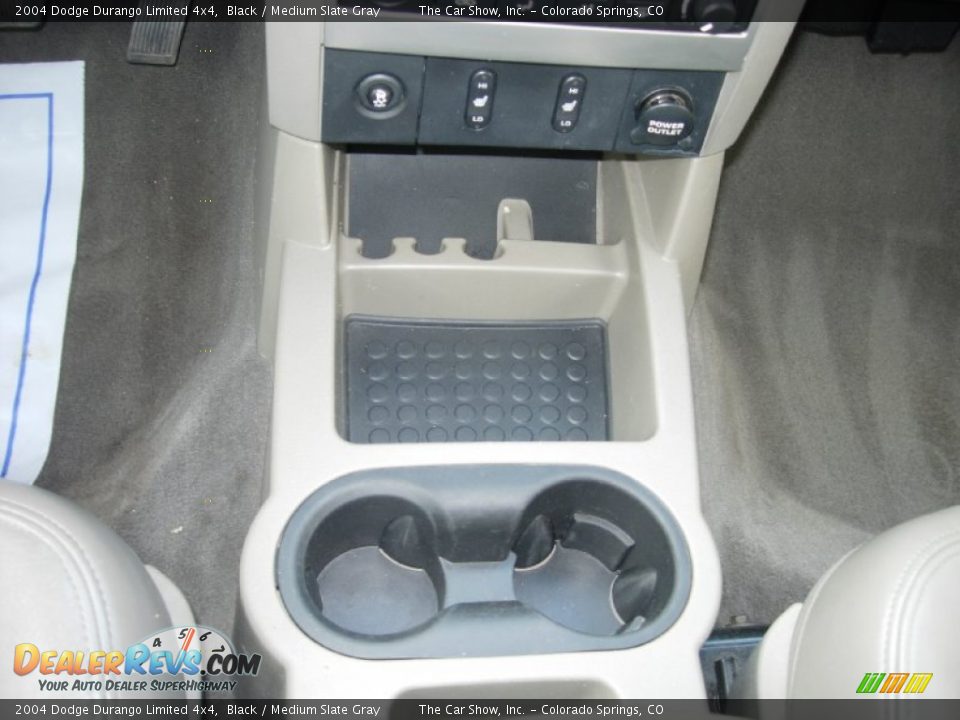 2004 Dodge Durango Limited 4x4 Black / Medium Slate Gray Photo #5