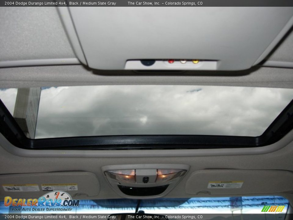 2004 Dodge Durango Limited 4x4 Black / Medium Slate Gray Photo #6
