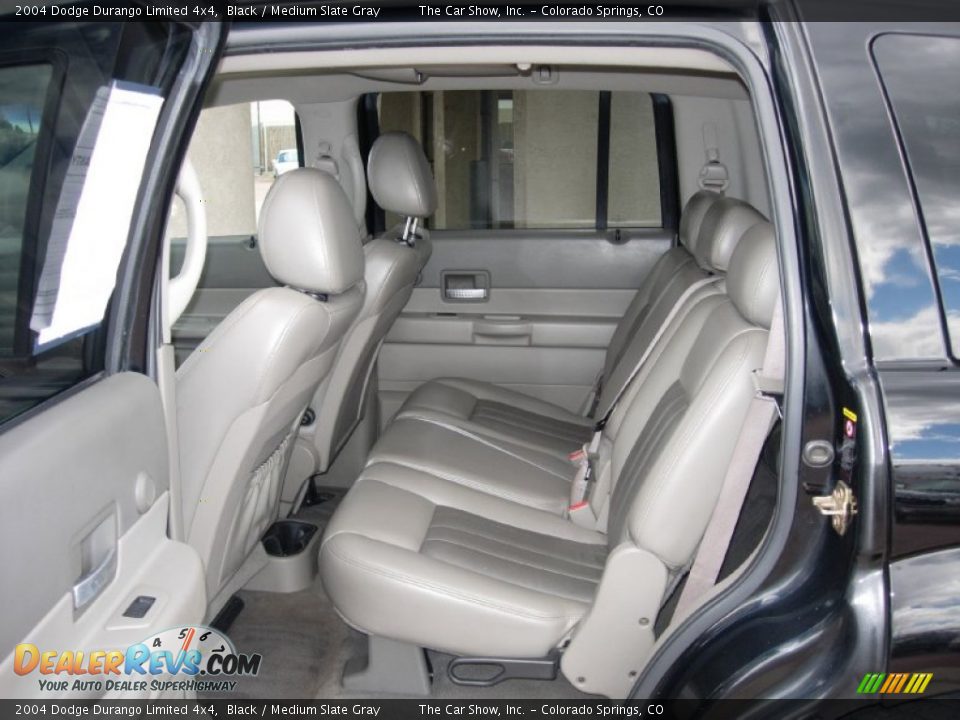 2004 Dodge Durango Limited 4x4 Black / Medium Slate Gray Photo #8