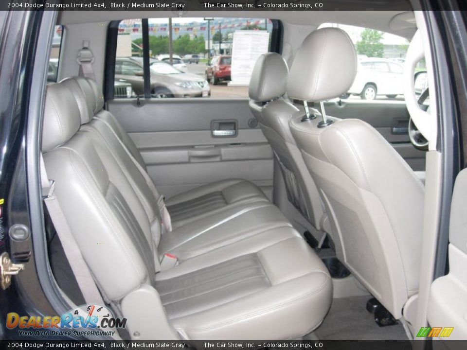 2004 Dodge Durango Limited 4x4 Black / Medium Slate Gray Photo #11