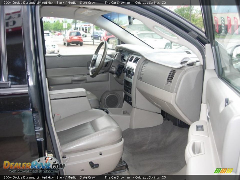 2004 Dodge Durango Limited 4x4 Black / Medium Slate Gray Photo #12