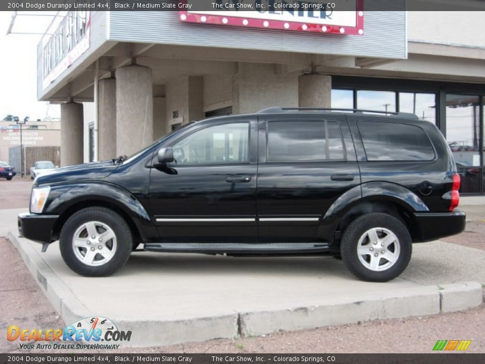 2004 Dodge Durango Limited 4x4 Black / Medium Slate Gray Photo #13