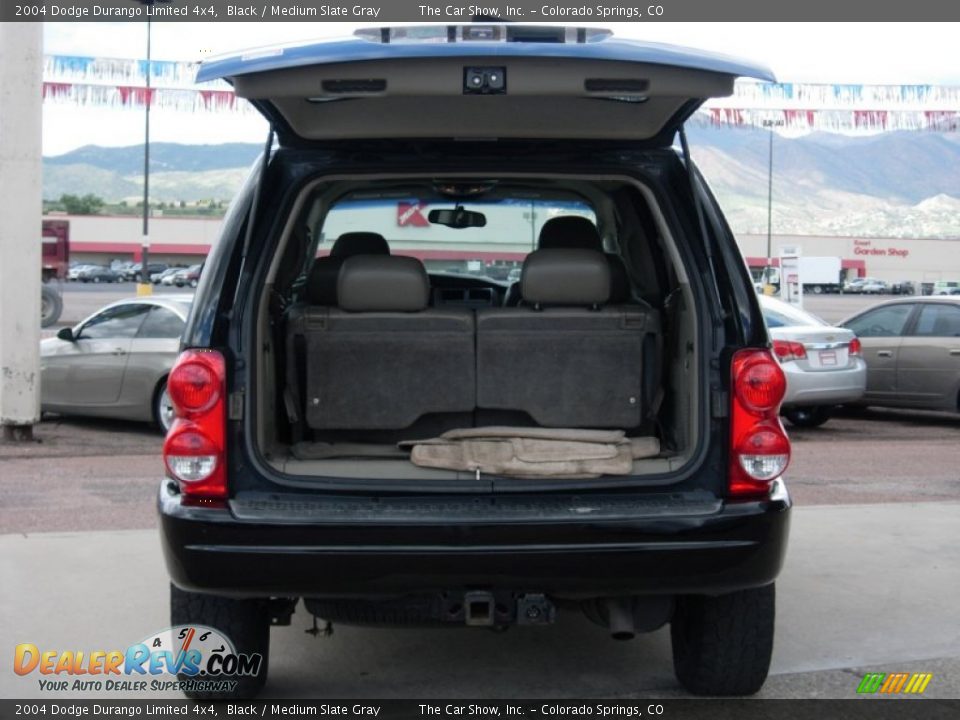 2004 Dodge Durango Limited 4x4 Black / Medium Slate Gray Photo #16