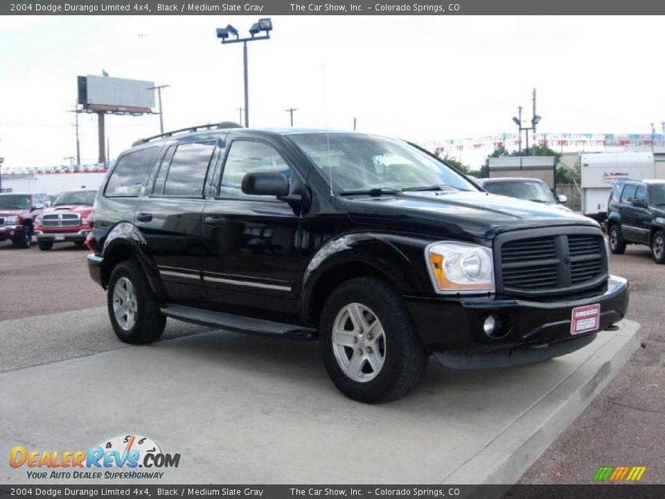 2004 Dodge Durango Limited 4x4 Black / Medium Slate Gray Photo #19