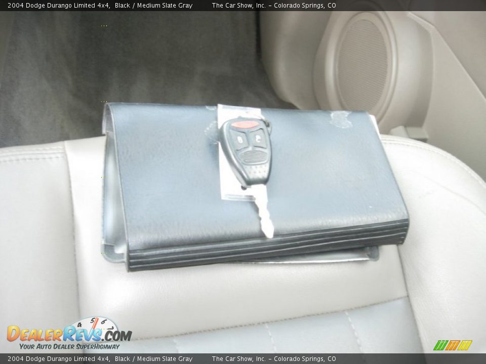 2004 Dodge Durango Limited 4x4 Black / Medium Slate Gray Photo #23