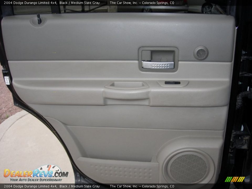 2004 Dodge Durango Limited 4x4 Black / Medium Slate Gray Photo #26