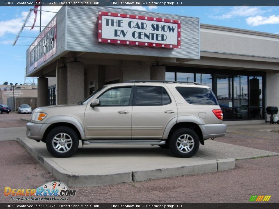 2004 Toyota Sequoia SR5 4x4 Desert Sand Mica / Oak Photo #14