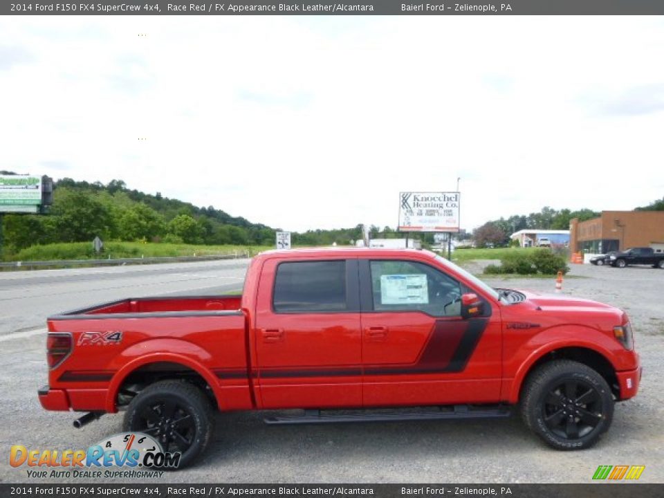 2014 Ford F150 FX4 SuperCrew 4x4 Race Red / FX Appearance Black Leather/Alcantara Photo #1