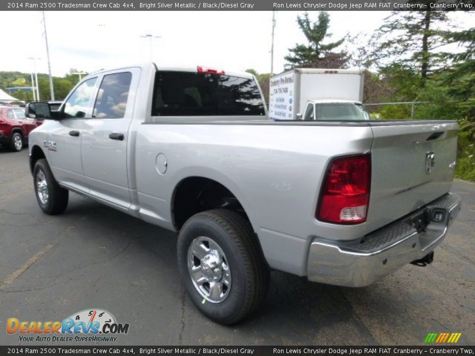 2014 Ram 2500 Tradesman Crew Cab 4x4 Bright Silver Metallic / Black/Diesel Gray Photo #8