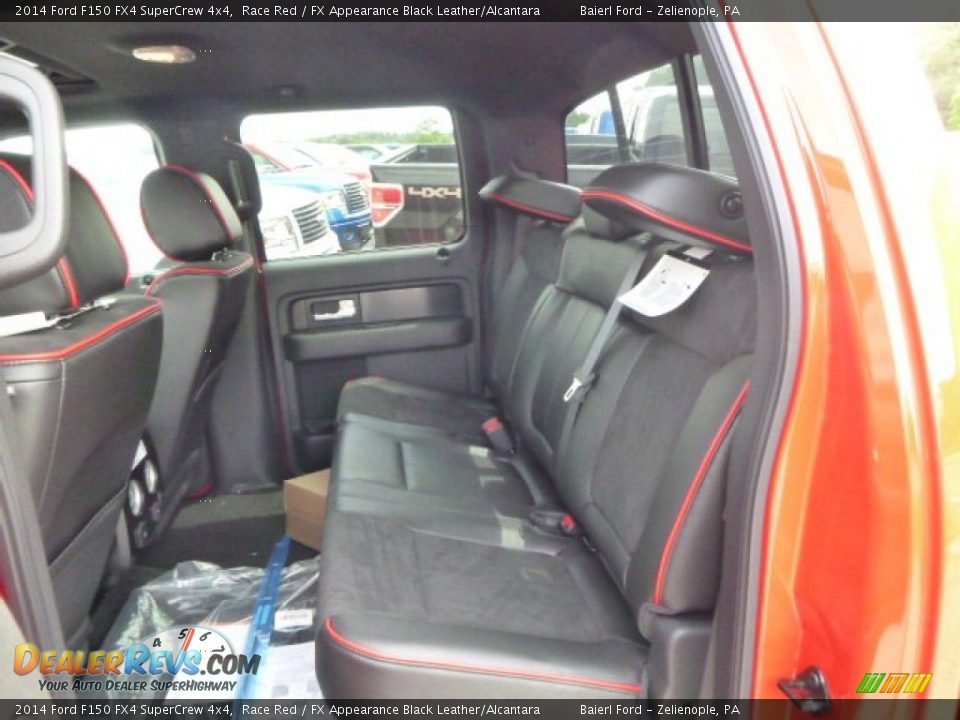 2014 Ford F150 FX4 SuperCrew 4x4 Race Red / FX Appearance Black Leather/Alcantara Photo #11