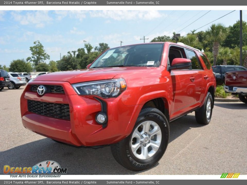 Front 3/4 View of 2014 Toyota 4Runner SR5 Photo #7