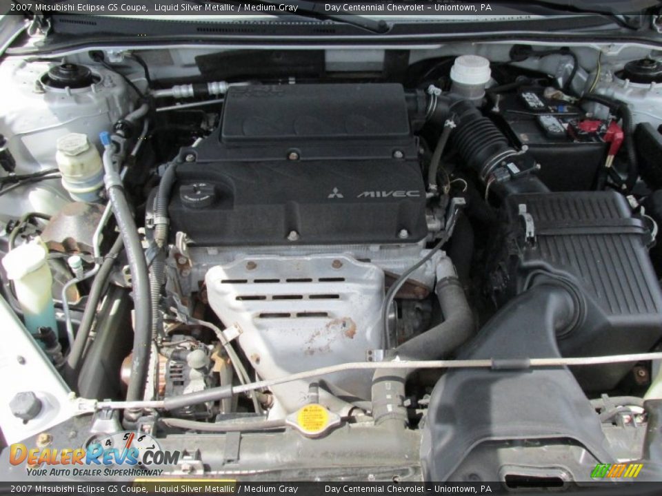 2007 Mitsubishi Eclipse GS Coupe 2.4 Liter DOHC 16-Valve MIVEC 4 Cylinder Engine Photo #15