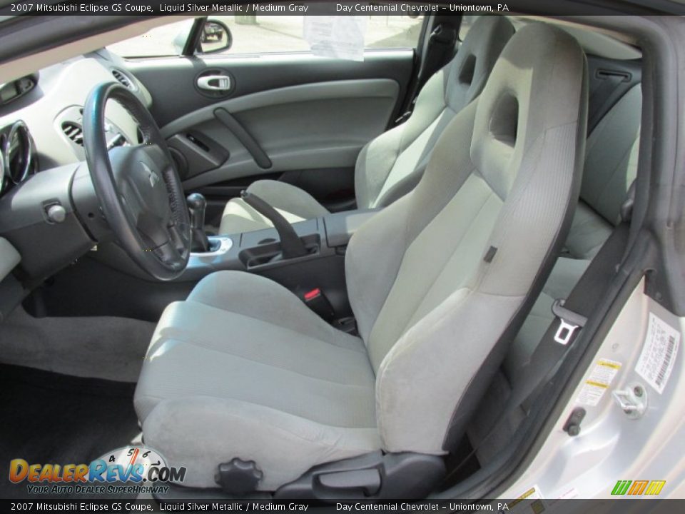Front Seat of 2007 Mitsubishi Eclipse GS Coupe Photo #18