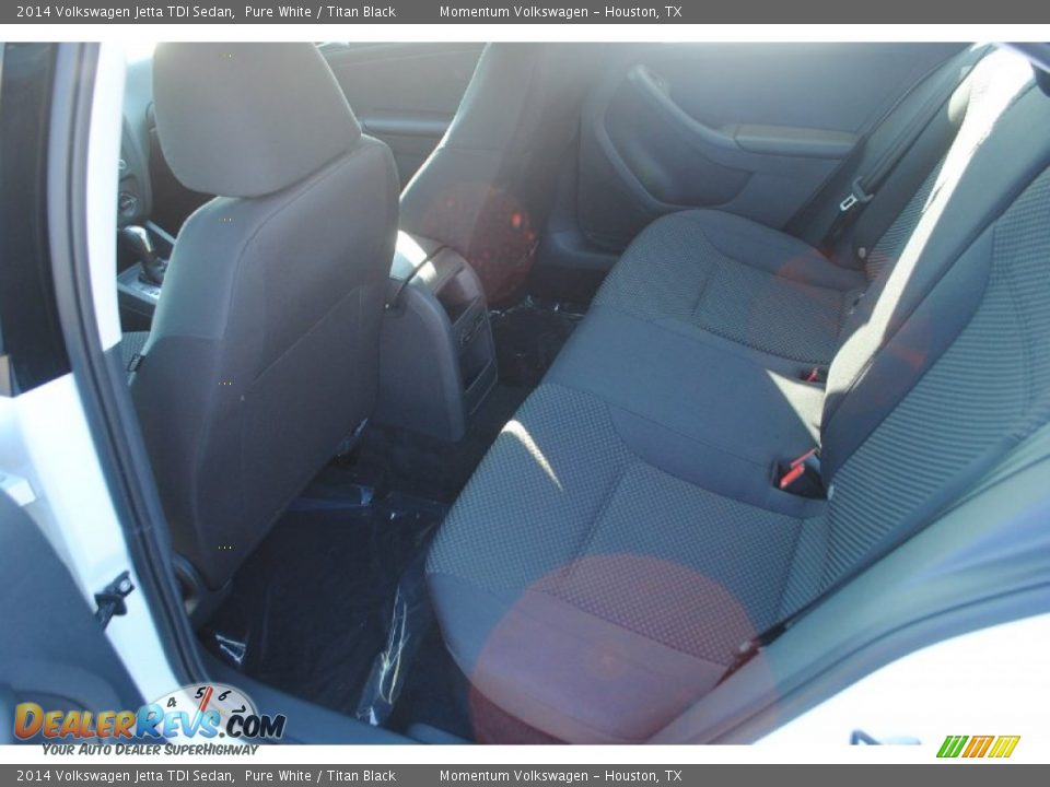 2014 Volkswagen Jetta TDI Sedan Pure White / Titan Black Photo #11