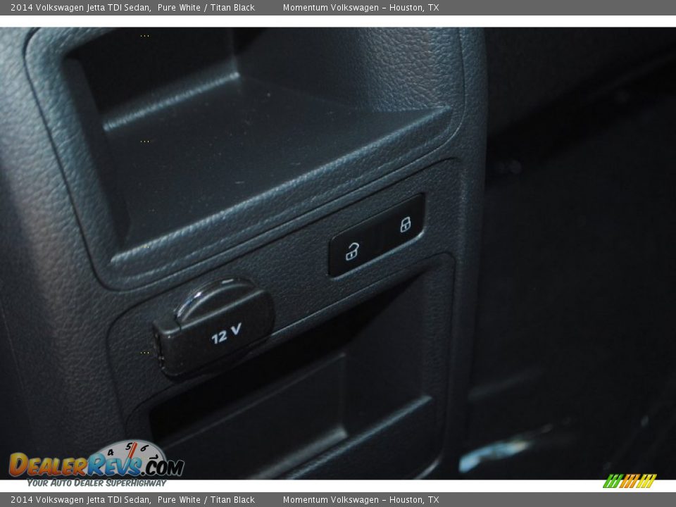 2014 Volkswagen Jetta TDI Sedan Pure White / Titan Black Photo #14