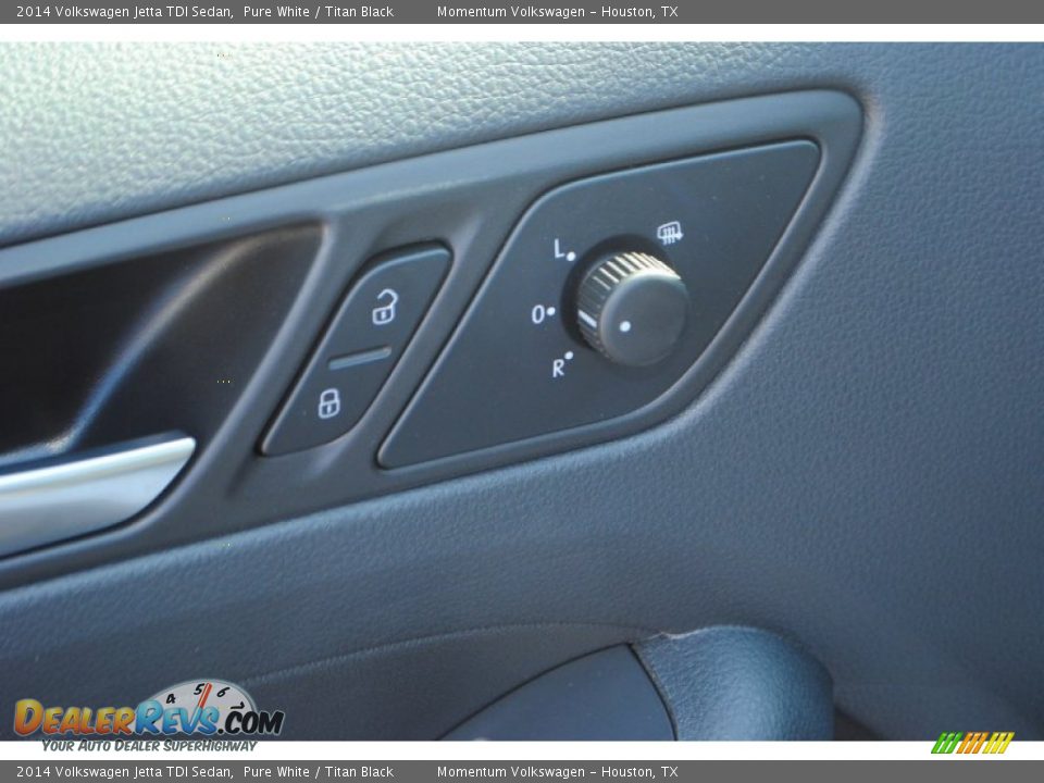 2014 Volkswagen Jetta TDI Sedan Pure White / Titan Black Photo #15