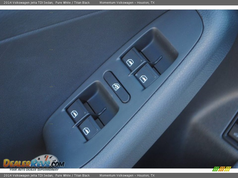 2014 Volkswagen Jetta TDI Sedan Pure White / Titan Black Photo #16