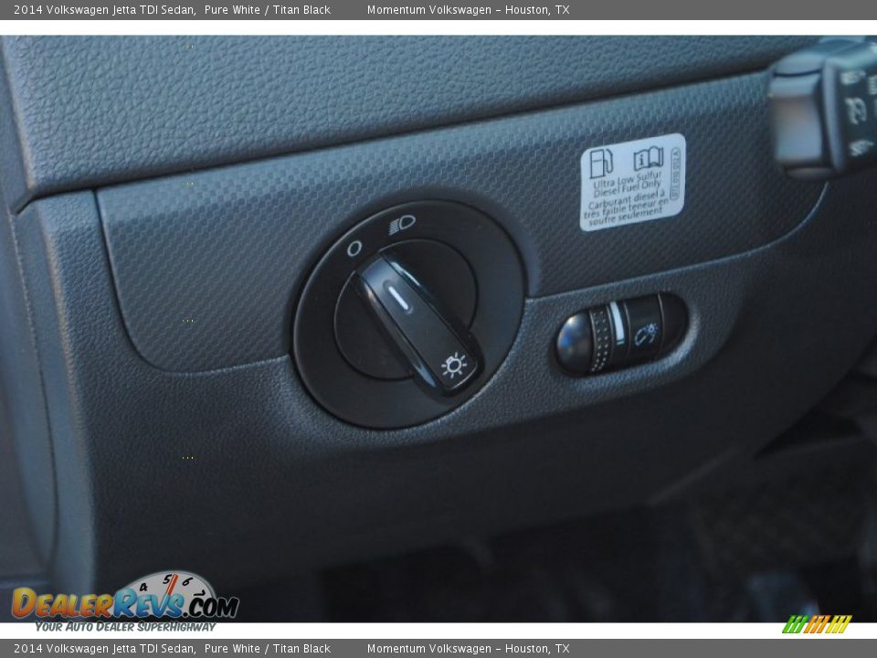 2014 Volkswagen Jetta TDI Sedan Pure White / Titan Black Photo #19