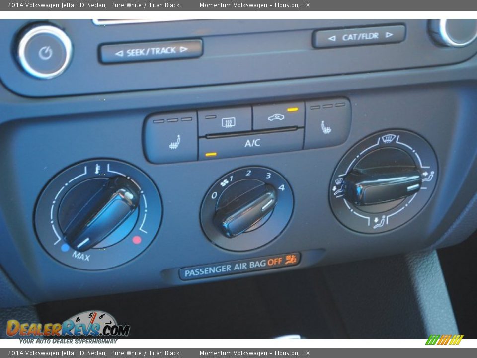 2014 Volkswagen Jetta TDI Sedan Pure White / Titan Black Photo #23
