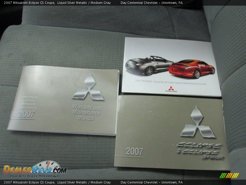 2007 Mitsubishi Eclipse GS Coupe Liquid Silver Metallic / Medium Gray Photo #31