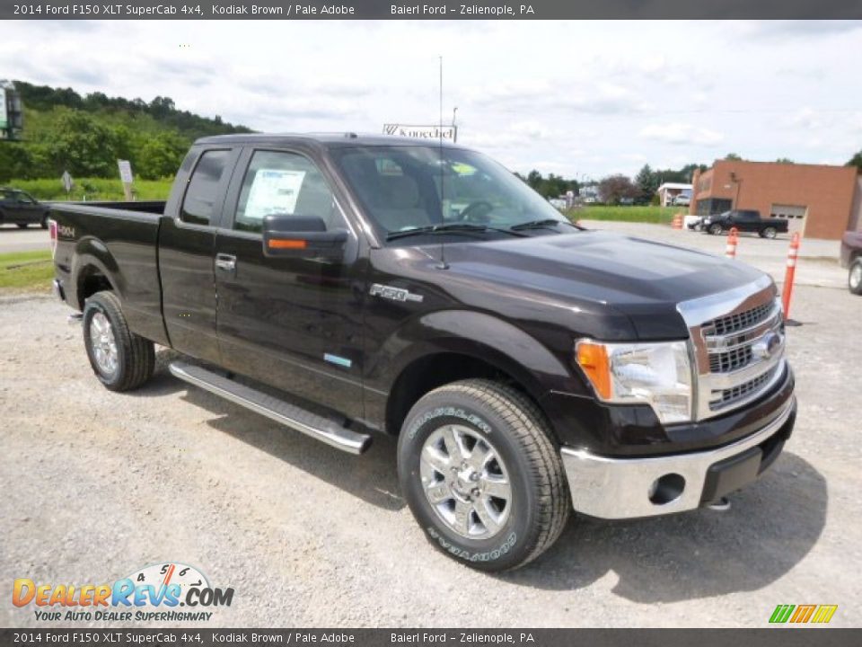 2014 Ford F150 XLT SuperCab 4x4 Kodiak Brown / Pale Adobe Photo #2