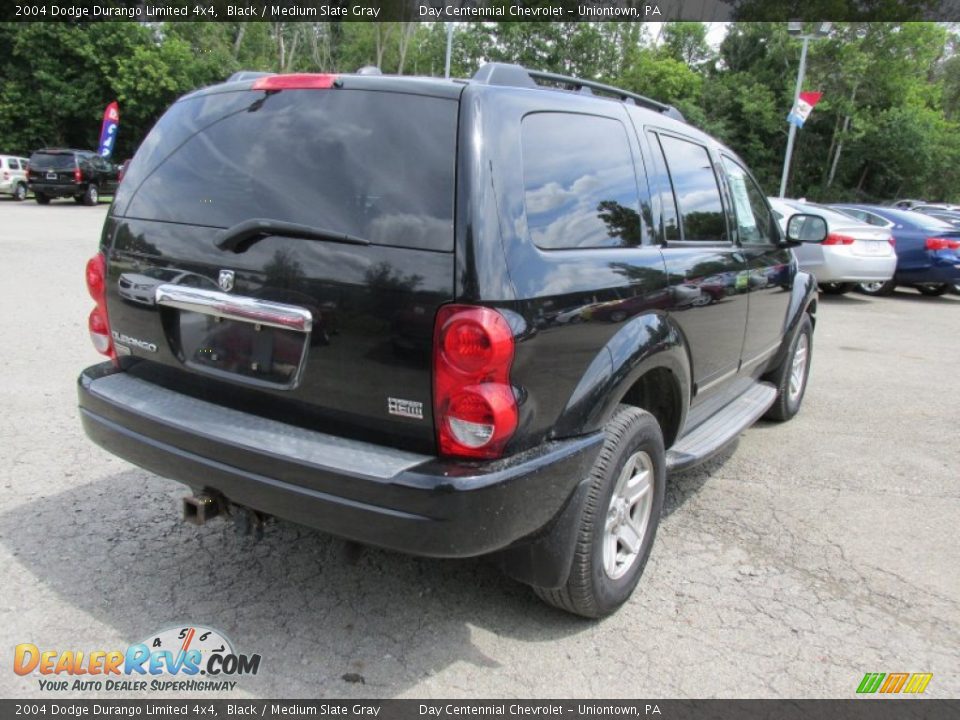 2004 Dodge Durango Limited 4x4 Black / Medium Slate Gray Photo #8