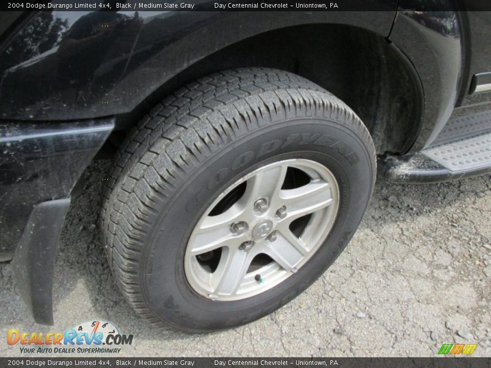 2004 Dodge Durango Limited 4x4 Black / Medium Slate Gray Photo #10