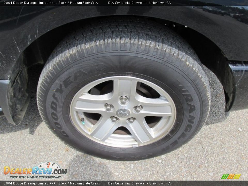 2004 Dodge Durango Limited 4x4 Black / Medium Slate Gray Photo #12
