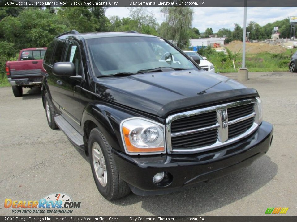 2004 Dodge Durango Limited 4x4 Black / Medium Slate Gray Photo #14