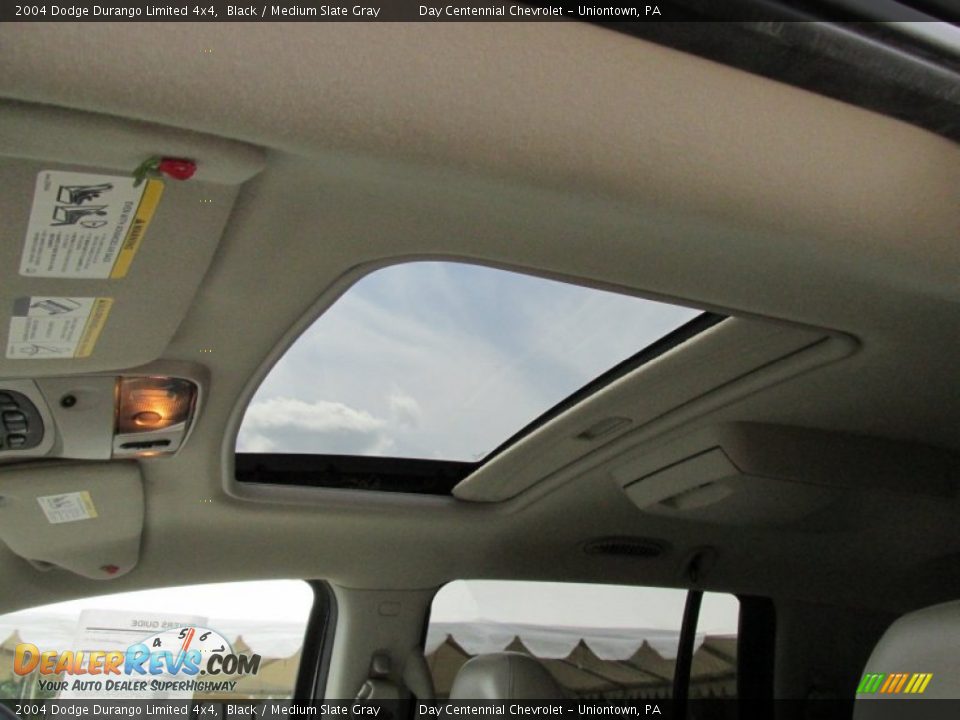 2004 Dodge Durango Limited 4x4 Black / Medium Slate Gray Photo #20